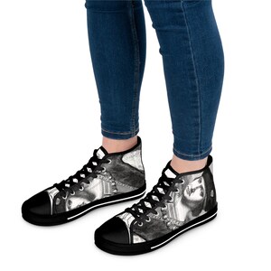 Design Leonardo Da Vinci, baskets montantes pour femme