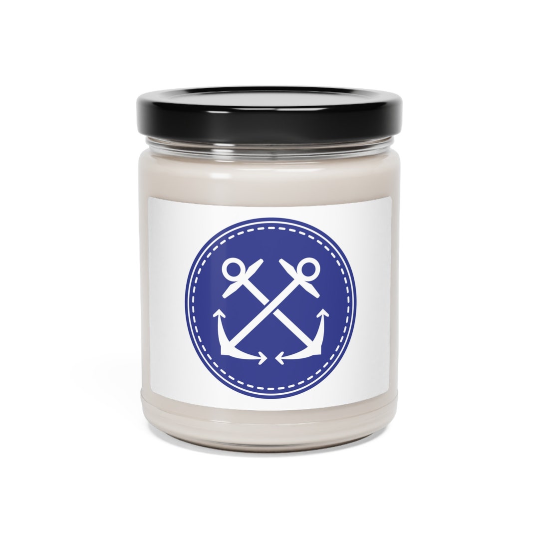 Boatswain's Mate Sailor crossed Anchors Scented Soy Etsy