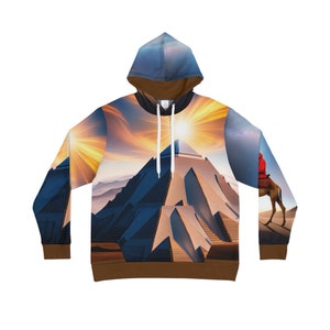 Pyramids colorful Men&#39;s Hoodie (AOP)