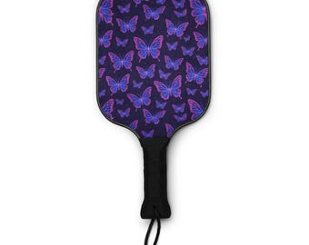 Butterfly Pickleball Paddle Set, Wood Pickleball Paddles, Includes Two Pickleballs and a Carry Bag