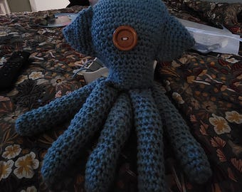 Coraline alien squid crochet
