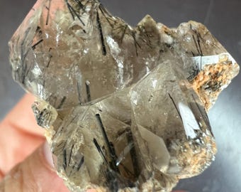 Natural Rutile-Included Quartz Crystal – Zagi Mountains, Pakistan | Unique Mineral Specimen