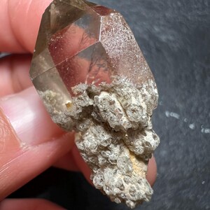 Clear Quartz Crystal with Inclusions - non polished, non altered, 100% natural from Brazil