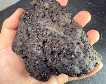 Volcanic Basalt Rock Specimen – Pima County Arizona Garden Decor