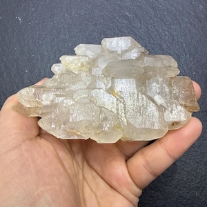 Premium Elestial/ Fenster Quartz Crystal | Window Root Chakra, Brazil: Floater “COLLECTOR PIECE”