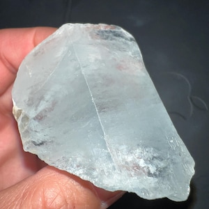 Natural Aquamarine Rough Chunk – Perfect for Gem Cutting, Faceting, or Collectors