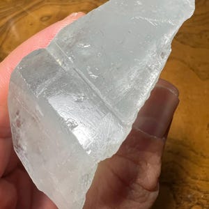 Natural Aquamarine Rough Chunk – Perfect for Gem Cutting, Faceting, or Collectors