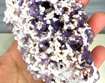 Purple Grape Agate Specimen – Botryoidal Chalcedony, Sulawesi Indonesia