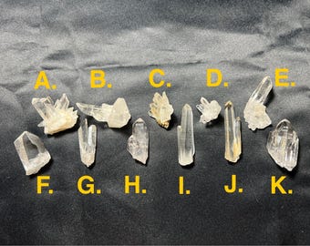 Colombian Lemurian Quartz Cluster | Premium Crystal Seed (1-2 inch)