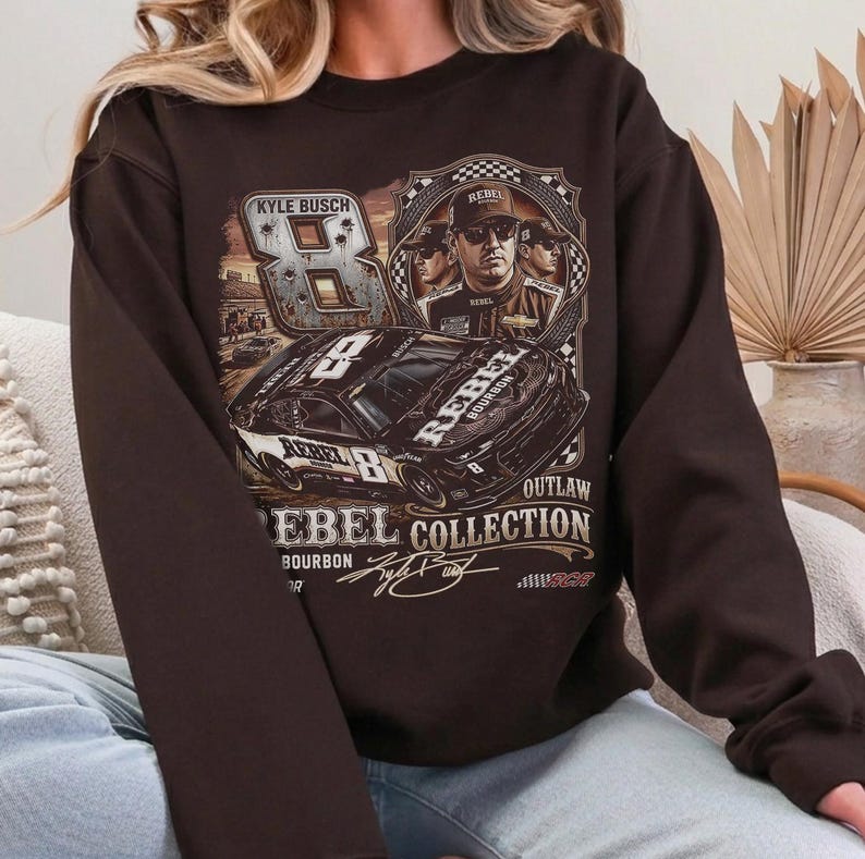 Kyle Busch Racing Shirt, Racing Fan Tee, Stock Car Racing Gift, Busch Inspired Apparel image 5