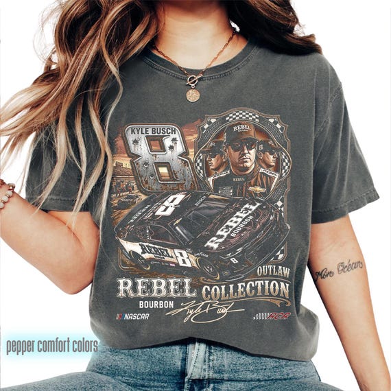 Kyle Busch Racing Shirt, Racing Fan Tee, Stock Car Racing Gift, Busch Inspired Apparel