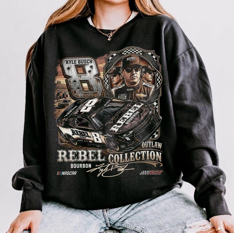 Kyle Busch Racing Shirt, Racing Fan Tee, Stock Car Racing Gift, Busch Inspired Apparel image 4