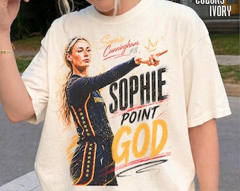 Sophie Cunningham Point God Comfort Colors® Shirt, Basket Ball Fan Sweatshirt