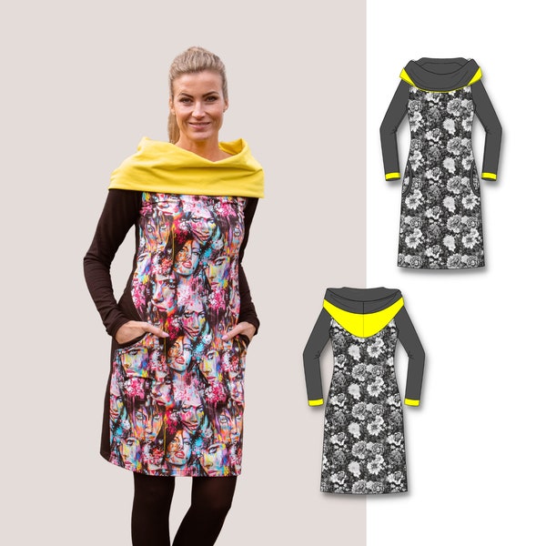 Dress Sarlota | PDF Sewing pattern + step by step tutorial