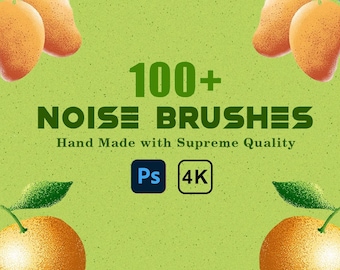 100+ Noise Photoshop brush, Grain Brush, Grain Photoshop Brush, Photoshop Brush, Brush Set, Grain Effect, Noise Effect. Brush Bundle