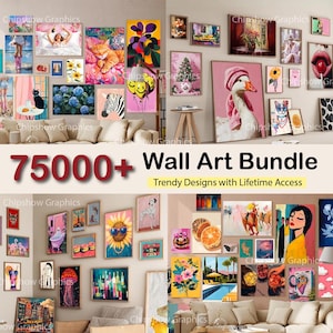 Entire Shop Sale, Bundle Wall Art, Vintage Gallery Set, Eclectic and Maximalist Prints, Kitchen Wall Decor, Trendy Posters, Travel Artwork