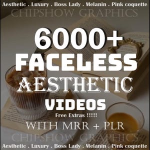 6000+ Aesthetic Faceless Video Reels + Story MRR & PLR resell | Affiliate Marketing, Email, Social Media mrr DFY Instagram Templates Digital