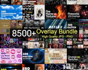 Mega Overlays Bundle, PNG/JPG bundle, Smoke Png, Fog png, Bokeh Overlays, overlay Textures, Photoshop Overlays, Snow Png, Light Effects Png,