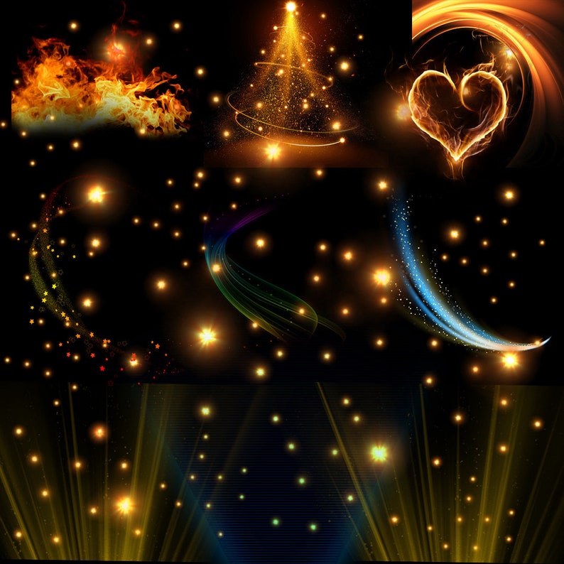 Lights Photo Overlay Effect Adobe Photoshop Actions, Aesthetic Light Effects, Colorful Light Leaks, Rainbow Light, Style, Photo Design