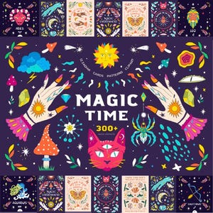 300 magische tijd dierenriem clipart bundel, sterrenbeeld png, astrologie png, astrologie clipart, dierenriem afdrukbare, dierenriem prints astrologie print