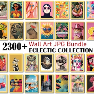 Eclectic Wall Art Collection Entire Shop Sale, Bundle Wall Art, Aesthetic wall posters, Wall Art, Decor, Trendy Posters, Travel Artwork
