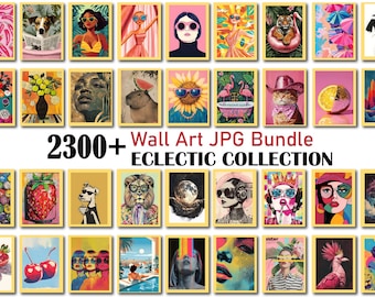 Eclectic Wall Art Collection Entire Shop Sale, Bundle Wall Art, Aesthetic wall posters, Wall Art, Decor, Trendy Posters, Travel Artwork