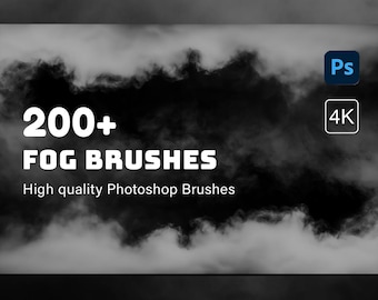200+ FOG photoshop Brushes, Cloudy Smoke Effect, Smoke, Fog Brush, Mist effect, Fog effect, Smoke, Steam, Haze, Winter Mist, photoshop brush