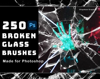 Broken Glass Brushes, Photoshop Brush, Glass texture, broken glass effect, glass effect, Broken Glass, Broken Glass overlay, Shattered glass
