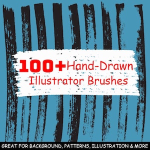 100+ Vector Hand-drawn Brushes, line brushes, illustrator brush, vector brush, vintage illustrations, ink brushes, Hand-drawn brushes, brush