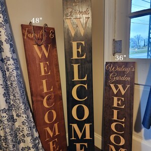 Welcome Home Porch Sign With Customizable Text - Etsy