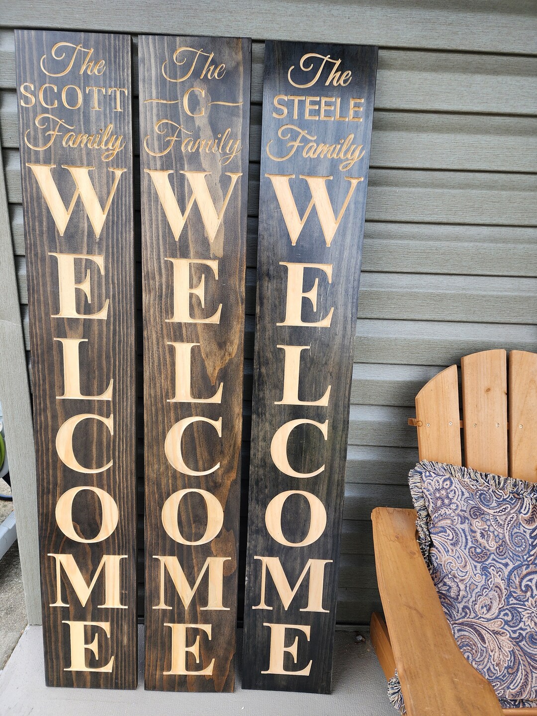 Welcome Home Porch Sign With Customizable Text - Etsy
