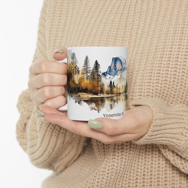 Yosemite National Park Coffee Mug, Yosemite Gift, National park Mug, California gift, Half Dome mug, National Park Gift, Yosemite Cup