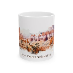 Bryce Canyon National Park Coffee Mug, Bryce Canyon Gift, National park Mug, Utah gift, National Park Gift, Bryce Canyon Coffee Cup, Bryce