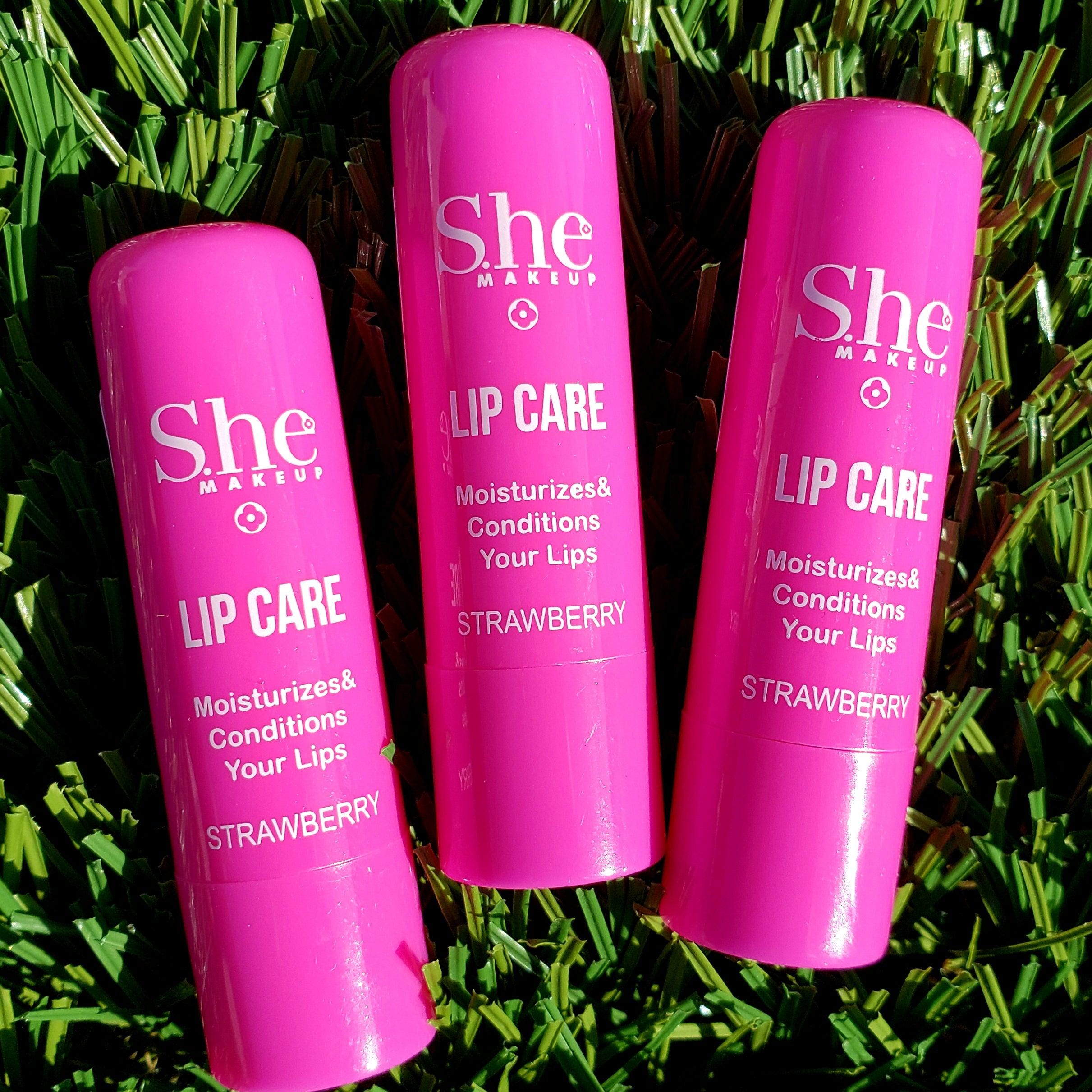 S.he Fruity Lip Care Balm - Strawberry - Etsy
