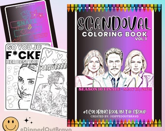 VOL. 1 - Vanderpump Rules COLORING BOOK - 12 downloadable pages