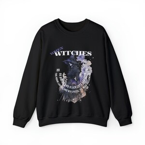 Witchy Sweatshirt, &#39;Tis the season Halloween Sweater, Halloween Gift for Her, Spooky Season Shirt, Crewneck Sweatshirt