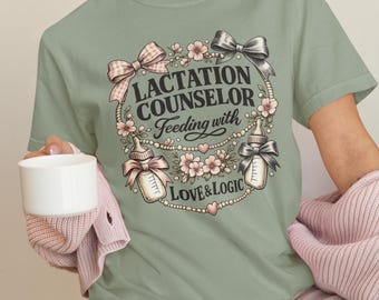 Lactation Counselor Script T-shirt | Breastfeeding Support Tee, Lactation Counselor Shirt, Gift for Lactation Counselor