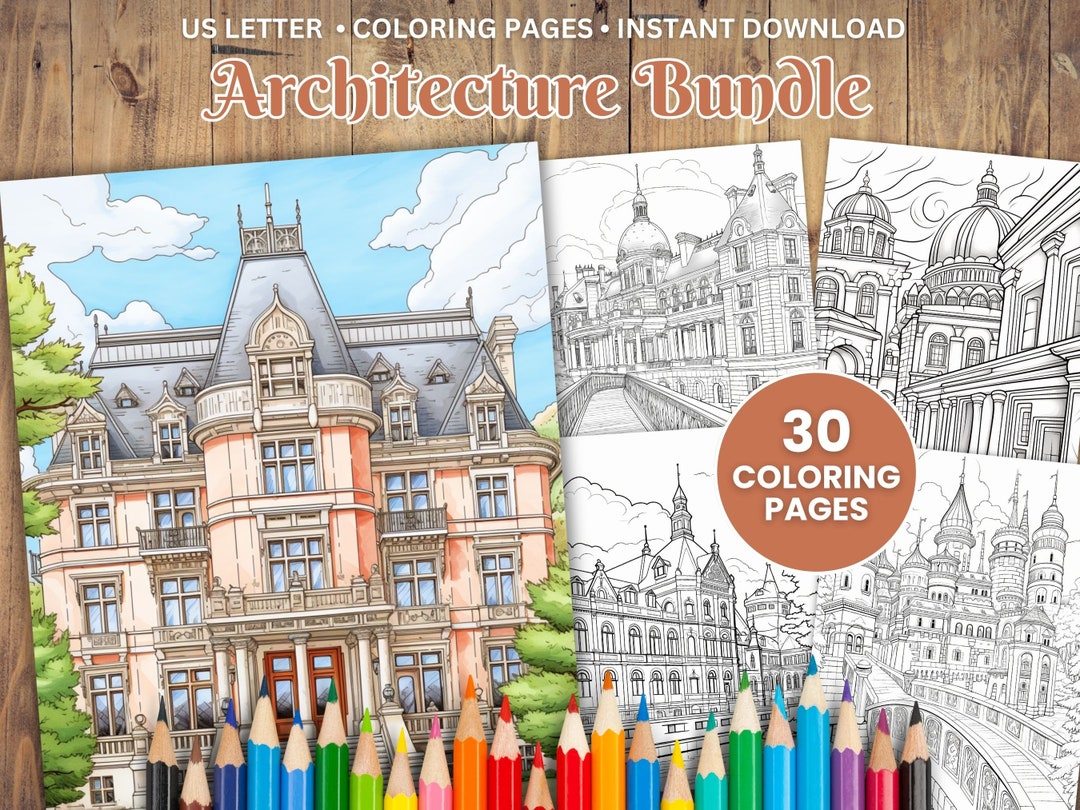 30 Printable Architecture Coloring - Il 1080xN.5337356498 1lkh 