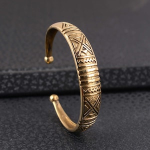 Bracelets For Women, Gold Adjustable Bangle Bracelet, Ethnic Gold Bangle, Bali Bangles & Bracelets, Bangle for Men, Unisex Bangel