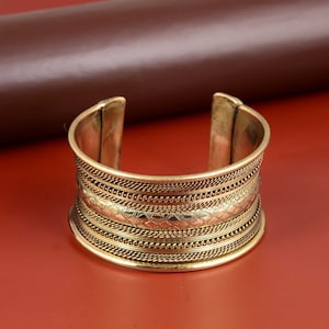 Breites Gold Manschette Armband, Warp Armband, Arm Band, Gold Wirst Manschette, verstellbares Armband, Geschenk für sie, Hand Manschette, Weihnachtsgeschenk