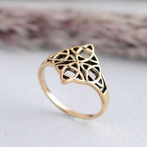 Handmade Ring, Mandala Ring, Dainty Ring, Gold Ring, Minimalist Ring, Flower Ring, Gift For Women, Ring For Women, Promise Ring,Vintage Ring