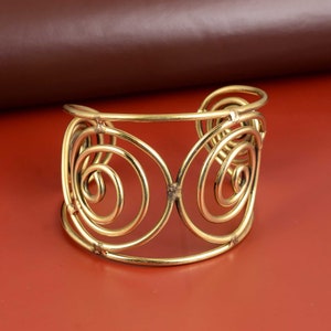 Gold Wedding Bracelet, Bridal Bracelet, Gold Cuff Bracelet, Gold Bracelet, Bridal Cuff, Bangle Bracelet, Wedding Jewelry, Wide Cuff Bracelet