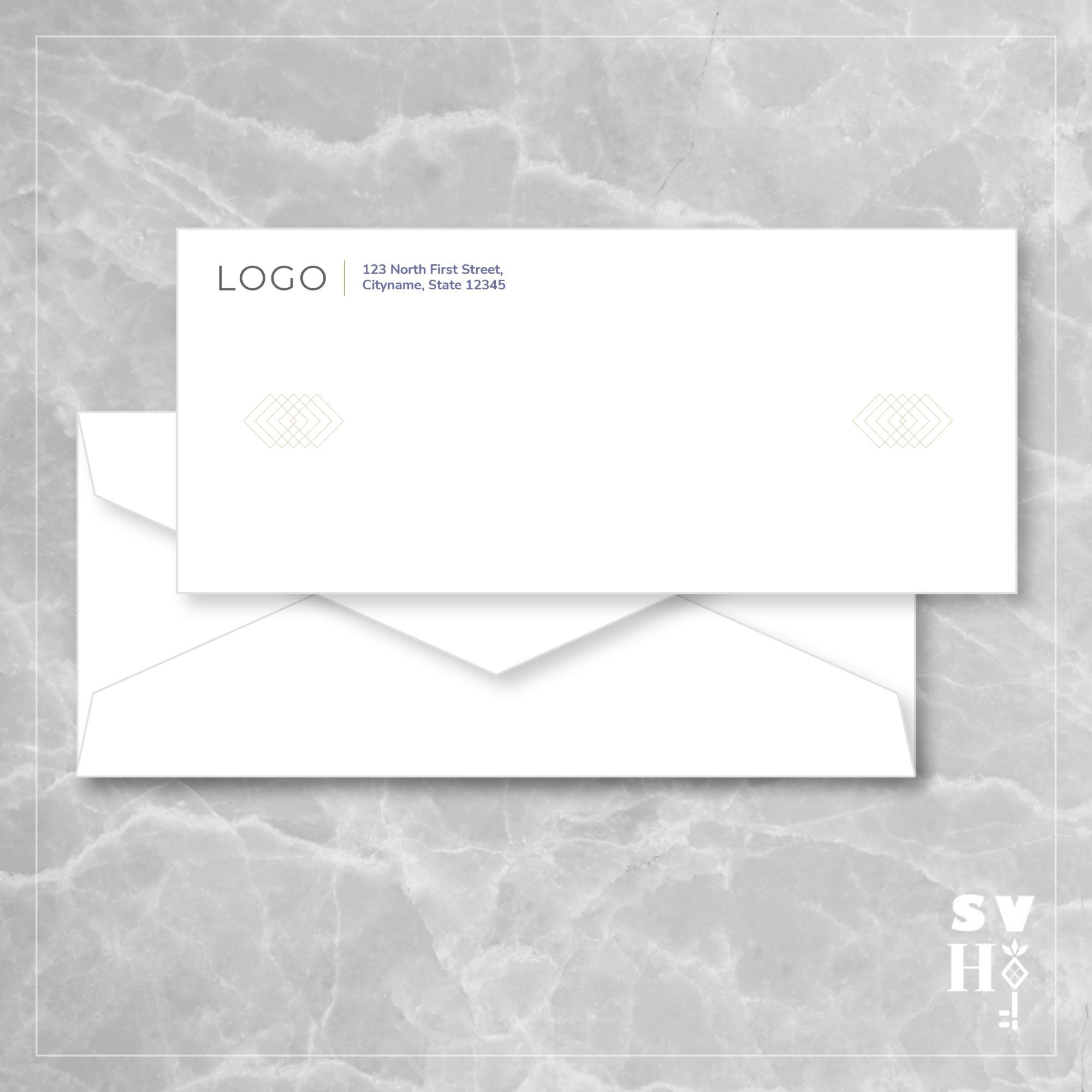 No. 10 Envelope Template Modern Mood Theme Etsy No. 10 Envelope Template Modern Mood Theme Etsy