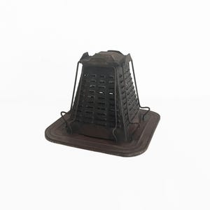 Rare grille-pain antique en métal - Grille-pain 4 tranches