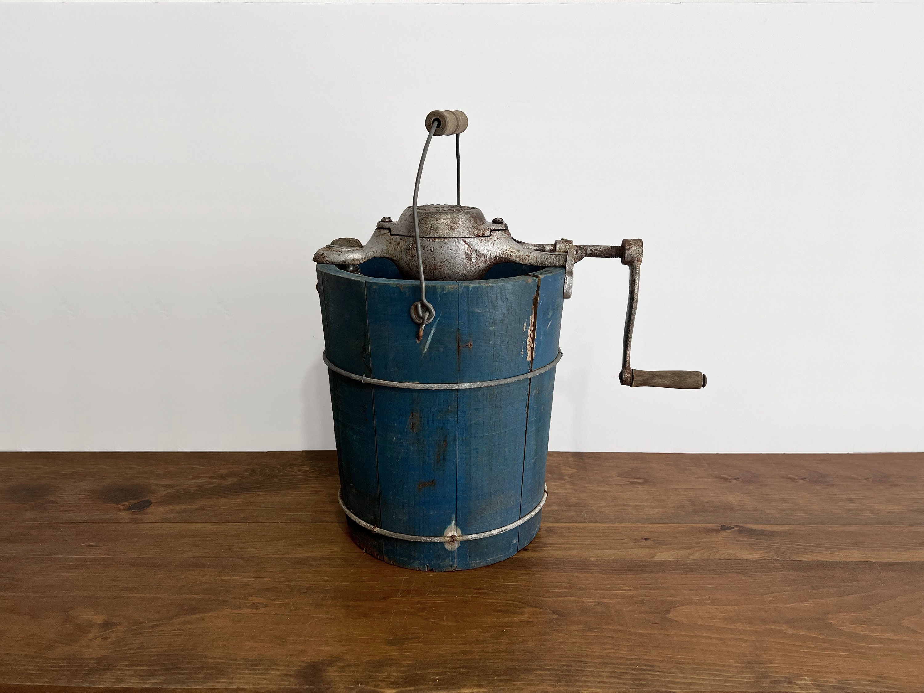 Antique Ice Cream Maker complete Peerless Freezer Peerless Ice Cream Maker Etsy