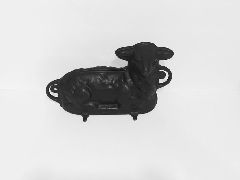 Vintage Griswold Cast Iron Lamb Cake Mold No.866 Etsy