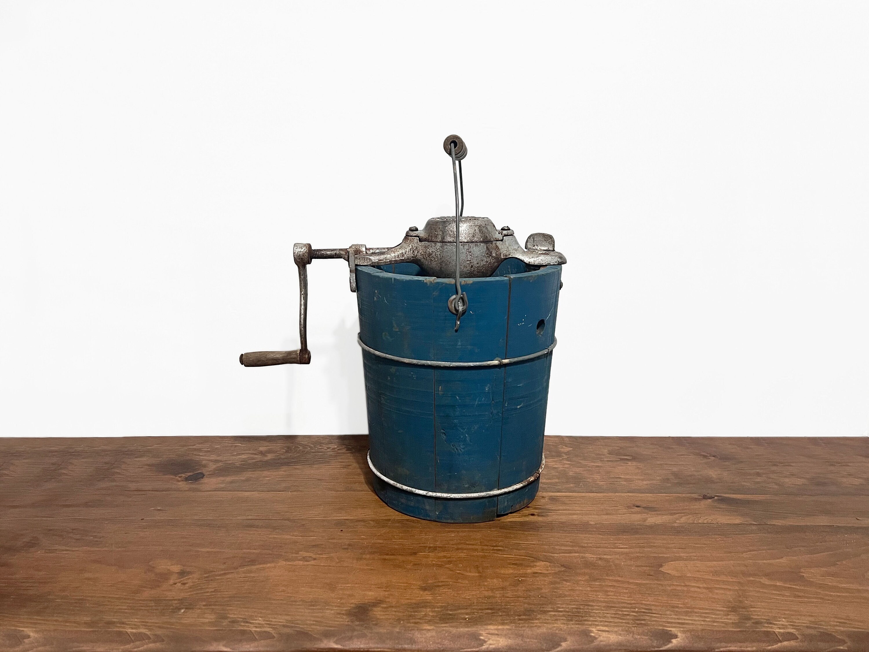 Antique Ice Cream Maker complete Peerless Freezer Peerless Ice Cream Maker Etsy