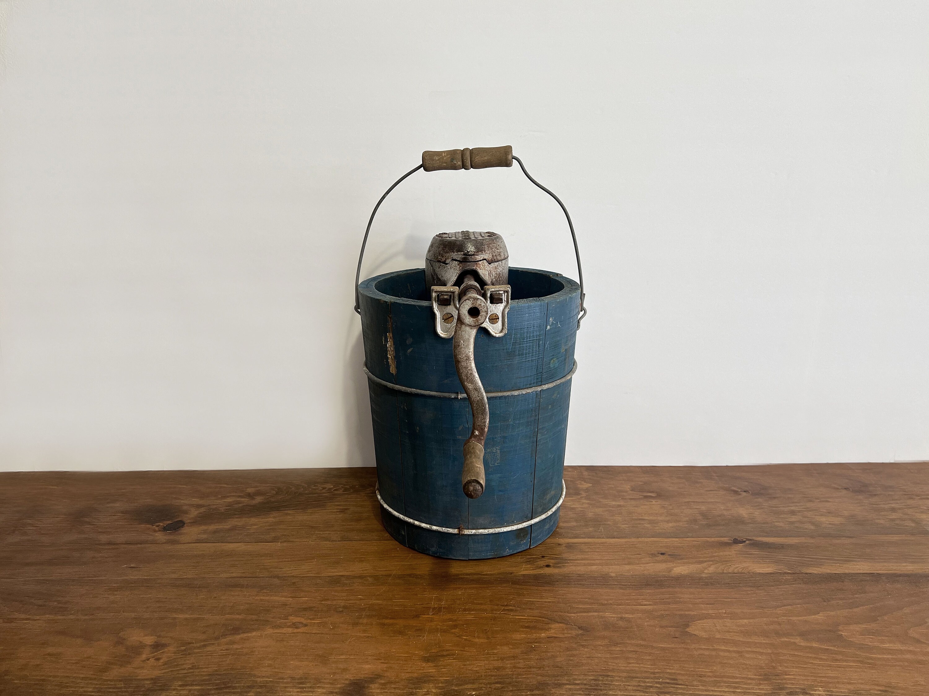 Antique Ice Cream Maker complete Peerless Freezer Peerless Ice Cream Maker Etsy