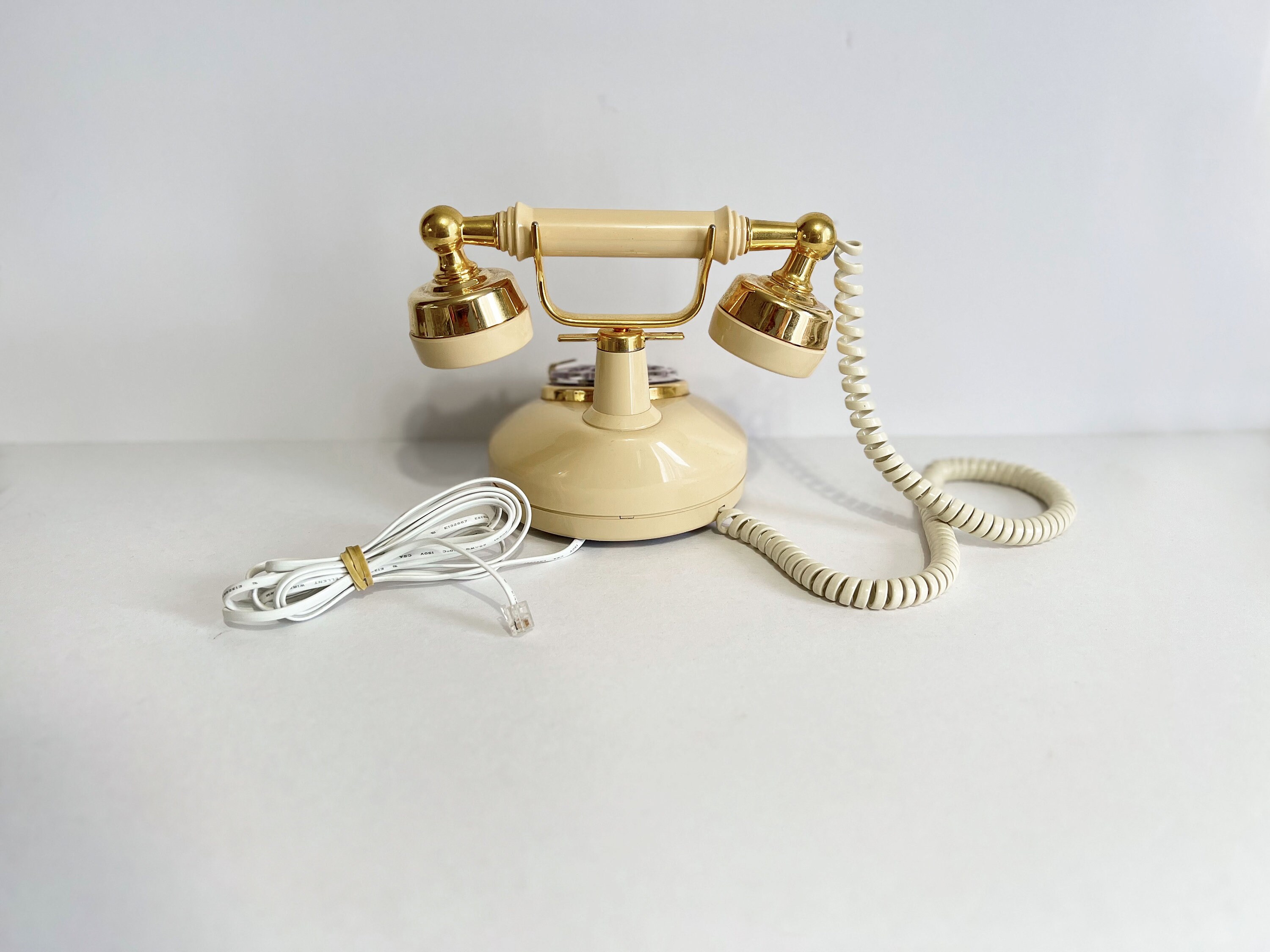 Vintage Western Electric Cream/gold French Style Rotary Phone Vintage French Style Telephone Etsy