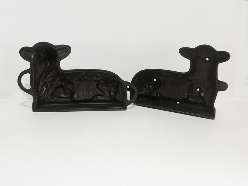 Vintage Griswold Cast Iron Lamb Cake Mold No.866 Etsy